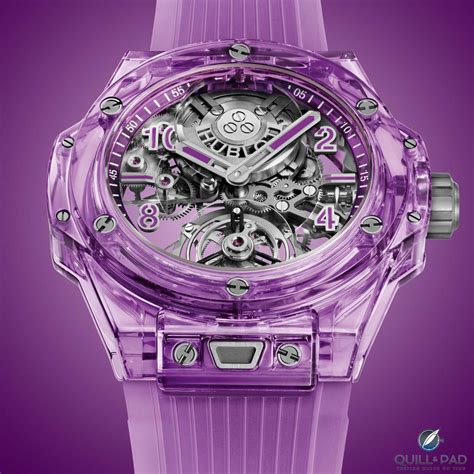 purple sapphire hublot|hublot big bang purple.